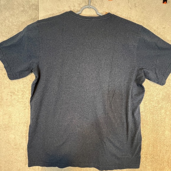 Carhartt Mens XLT Relax Fit Heavyweight Short-Sleeve Pocket T-Shirt Dark Cobalt - Picture 7 of 7